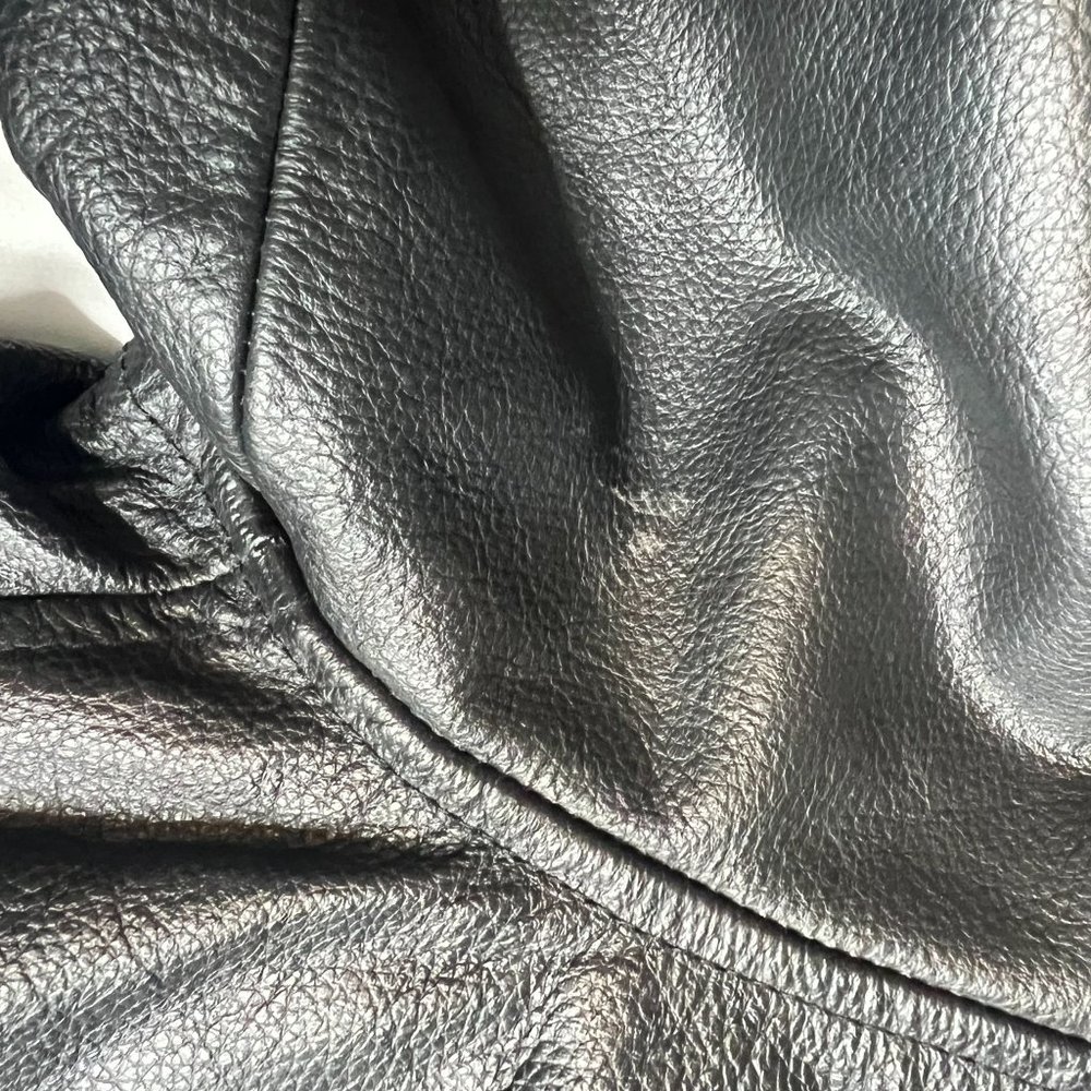 Interstate Leather Men's Motorcycle Leather Jacket Size 54 (XL) - Picture 7 of 16